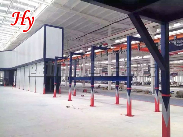 鋼結(jié)構靜電噴粉生產(chǎn)線